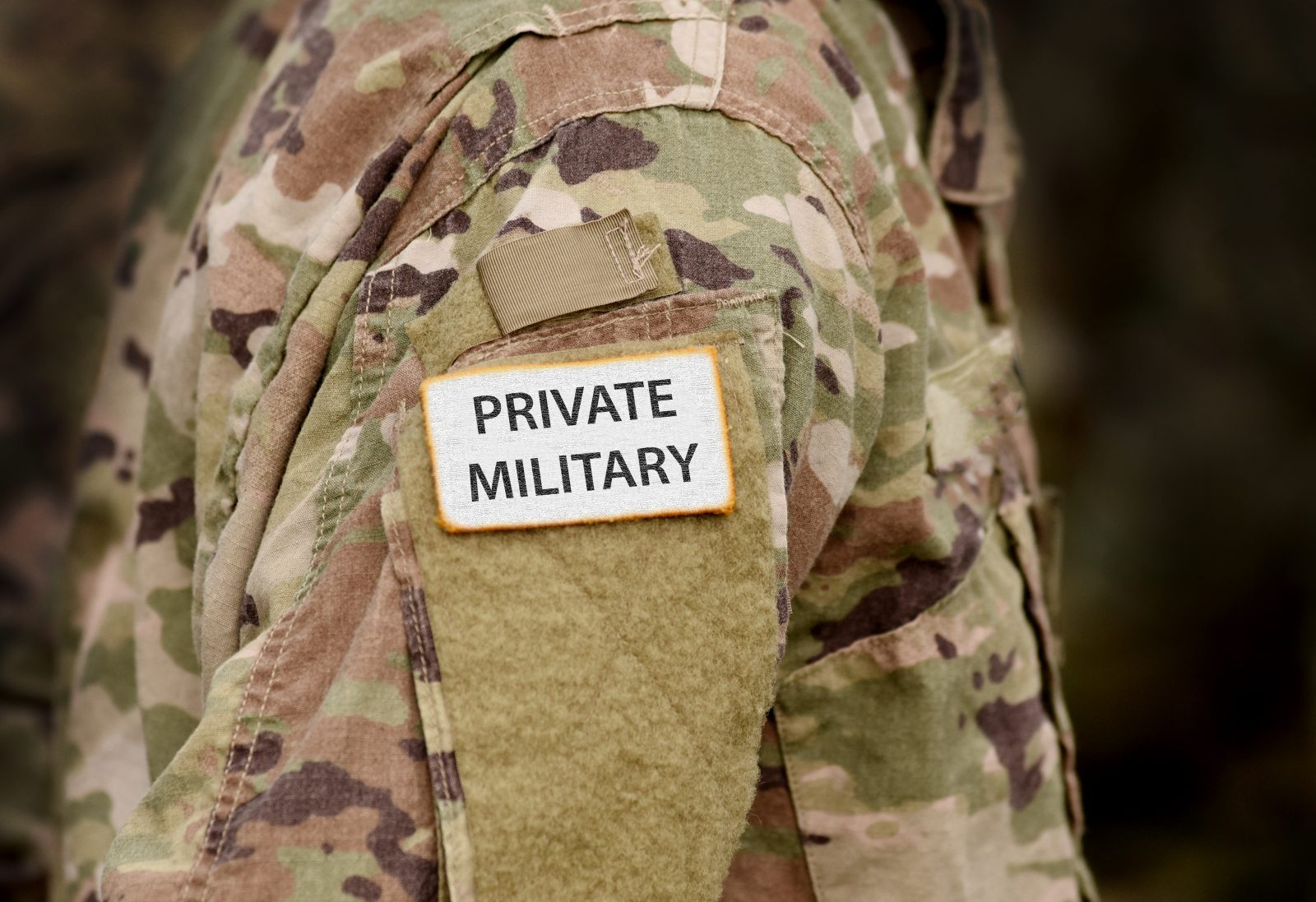 Inscription,Private,Military,On,Soldier,Arm.,Private,Army