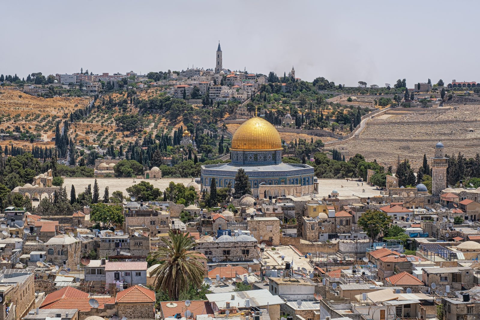 Jerusalem,,Israel, ,June,12,,2021:,Temple,Mount,View,In