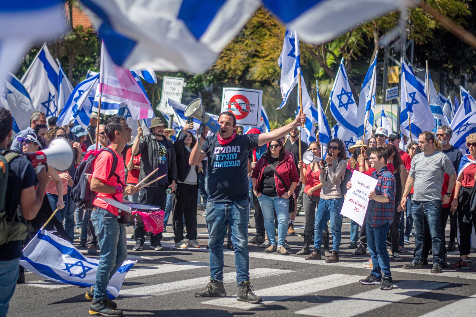 Rehovot,,Israel ,March,16,2023,,Civilian,Protests,In,The,City