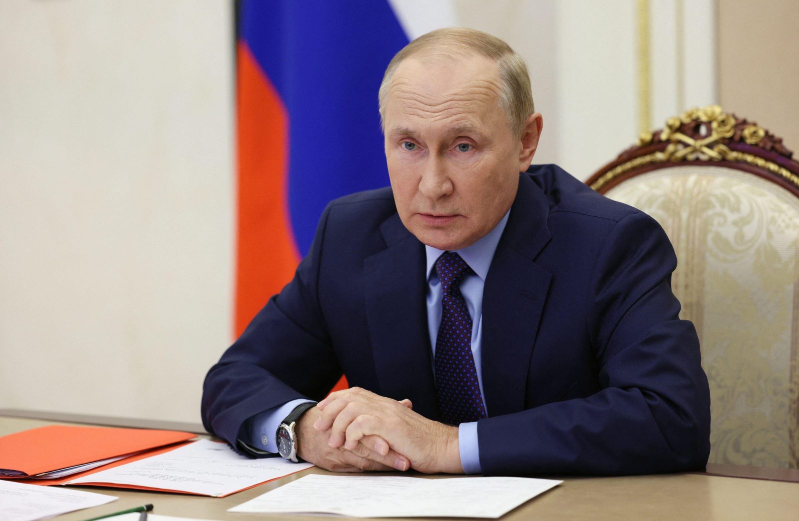 Moscow,,Russia,,February,2023,,Russia,President,Vladimir,Putin,In,Meeting