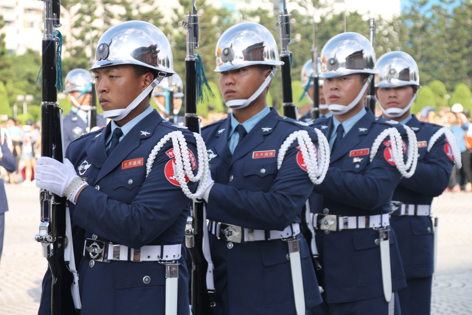 Taipei,,Taiwan, ,June,,2020:,Soldiers,Marching,In,Chiang,Kai
