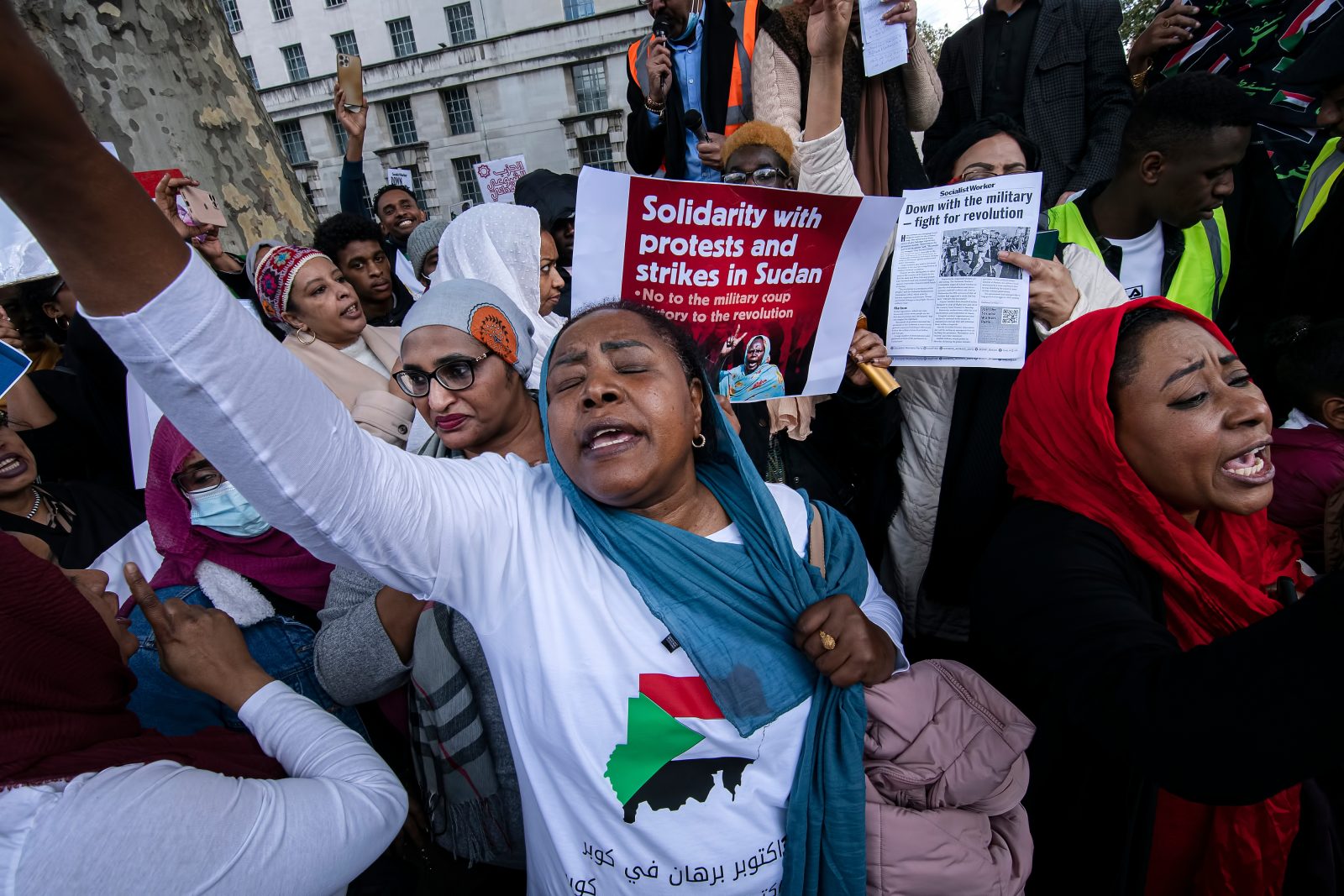 Supporters,Of,The,Alliance,Of,Sudanese,Political,Forces,(aspf),Protest