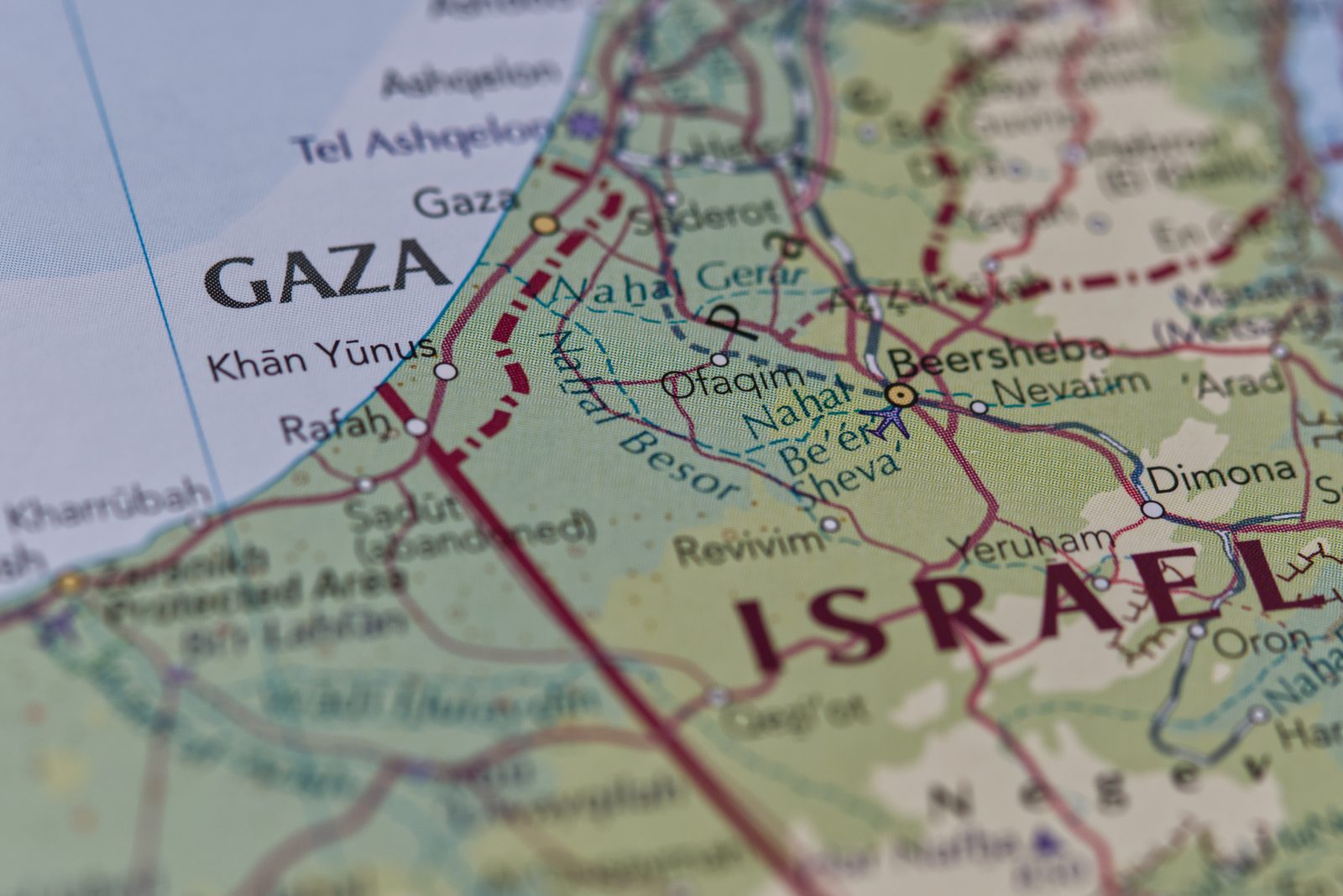 Gaza,Town,Of,Gaza,Strip,,Israel,,October,10,,2023
