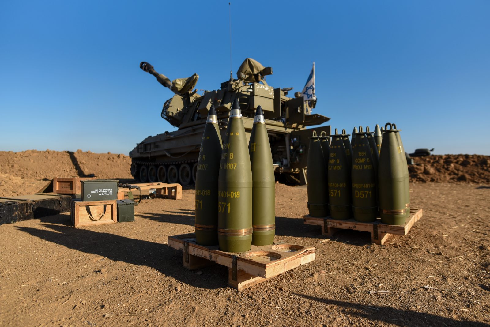 Gaza,Envelope,,Israel:,25,,October:,Idf,M109,Howitzer,Artillery,Cannon