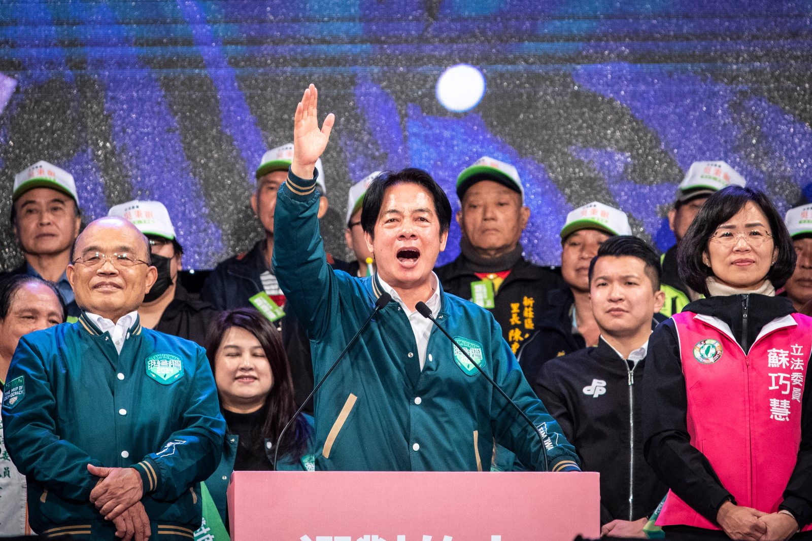 Presidential,Candidate,,Lai,Ching te,Delivered,A,Speech,During,The,Democratic