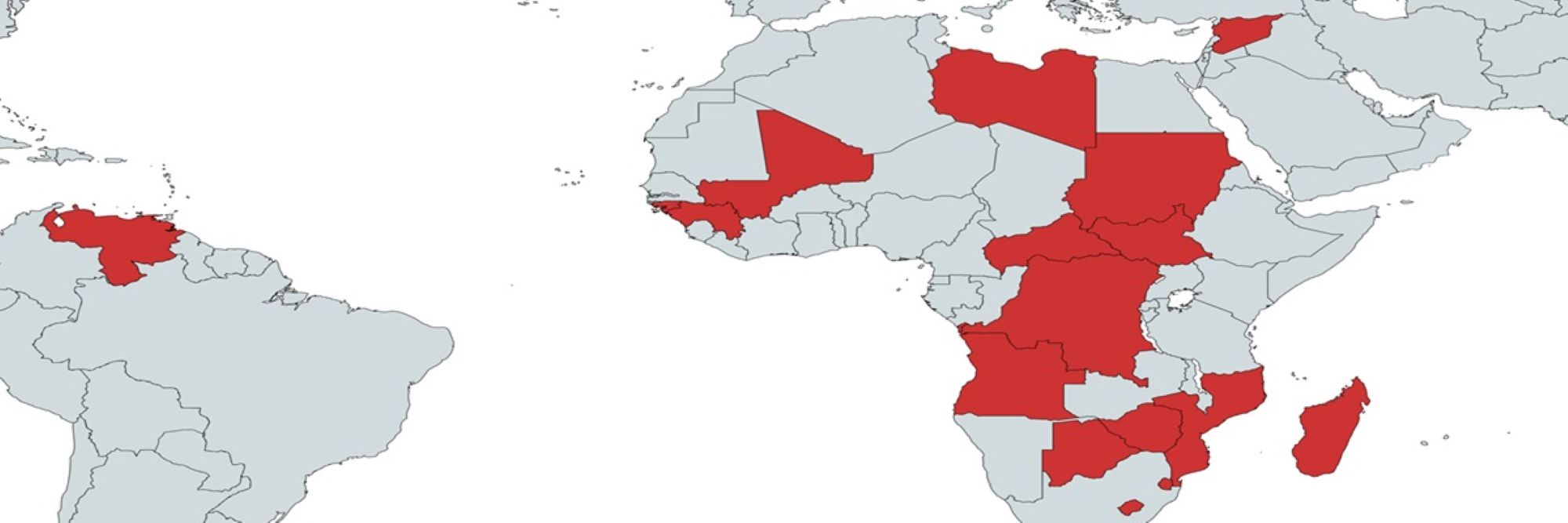 Wagner Group in Africa. Start Map Countries where the Wagner Group has been active.