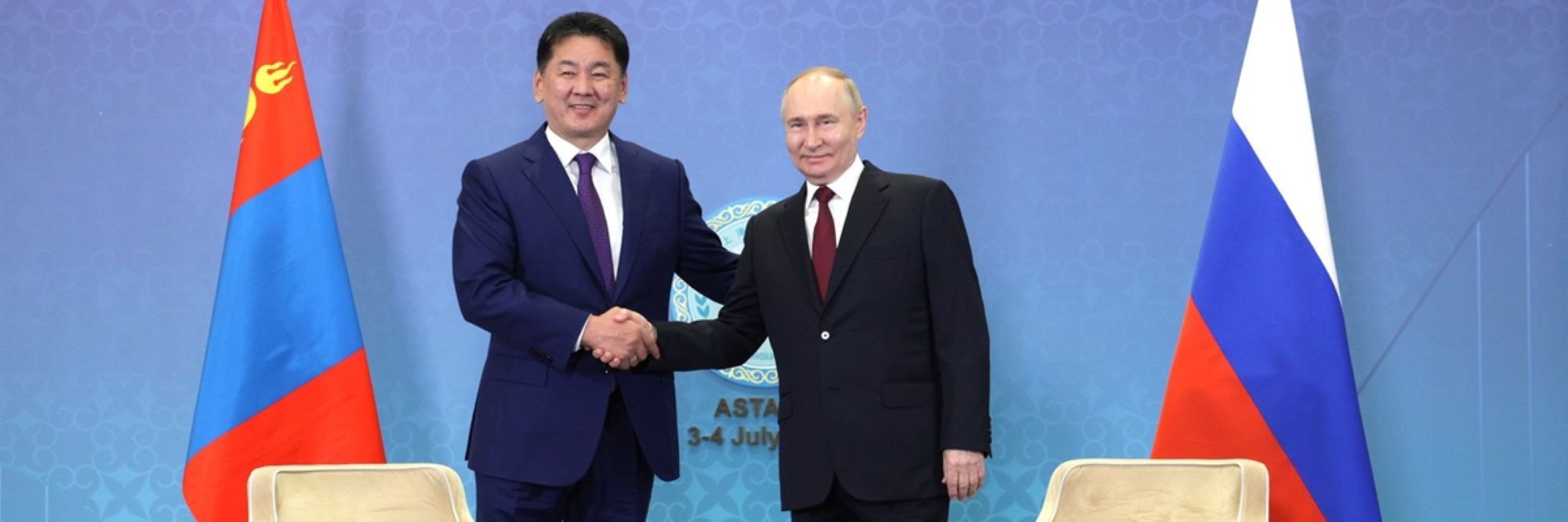 Putin Mongolia visit during meeting with President Khurelsukh