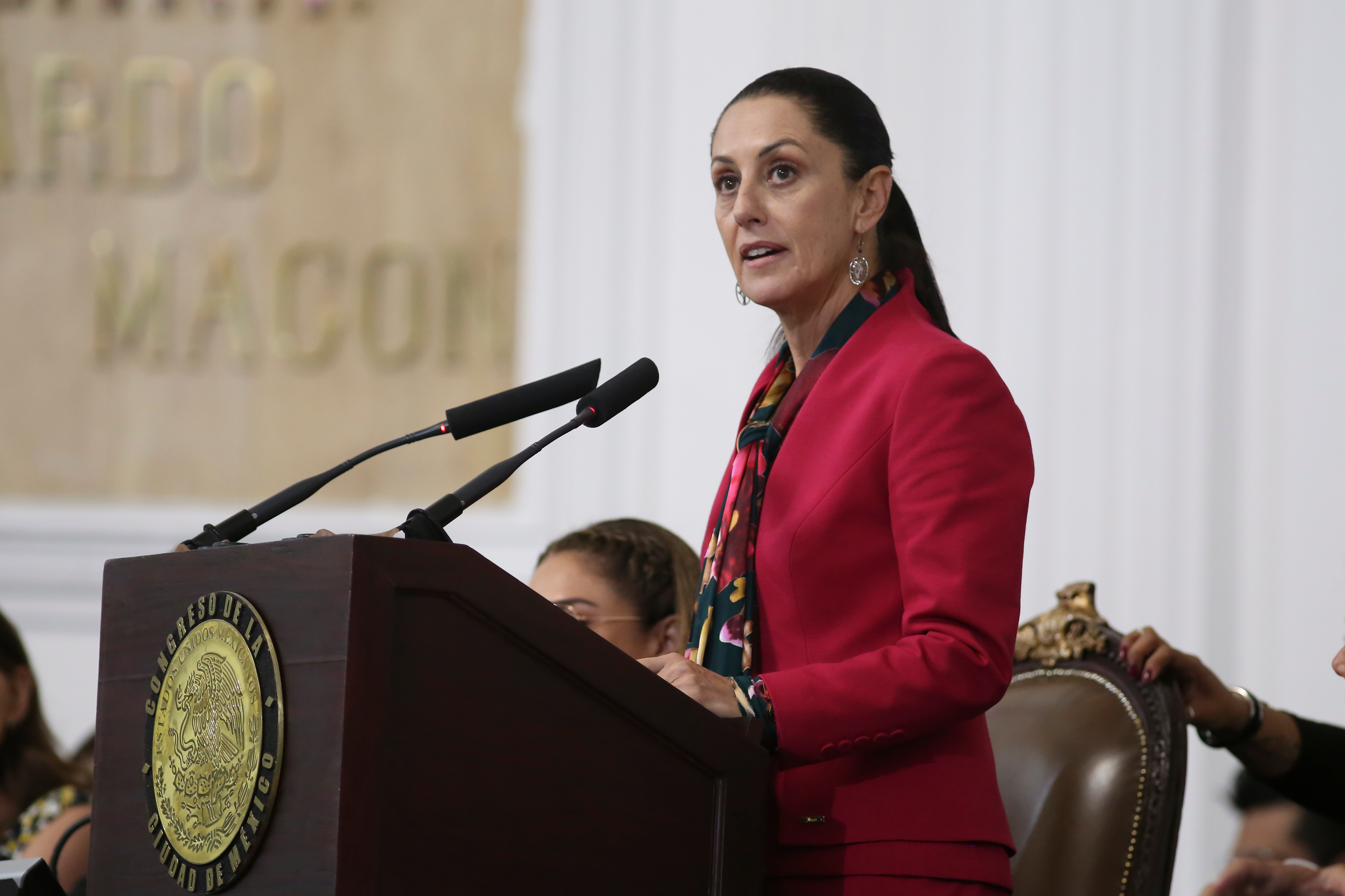 Claudia Sheinbaum Mexico City Septembr 17th 2019 Mexico City Mayor congress report