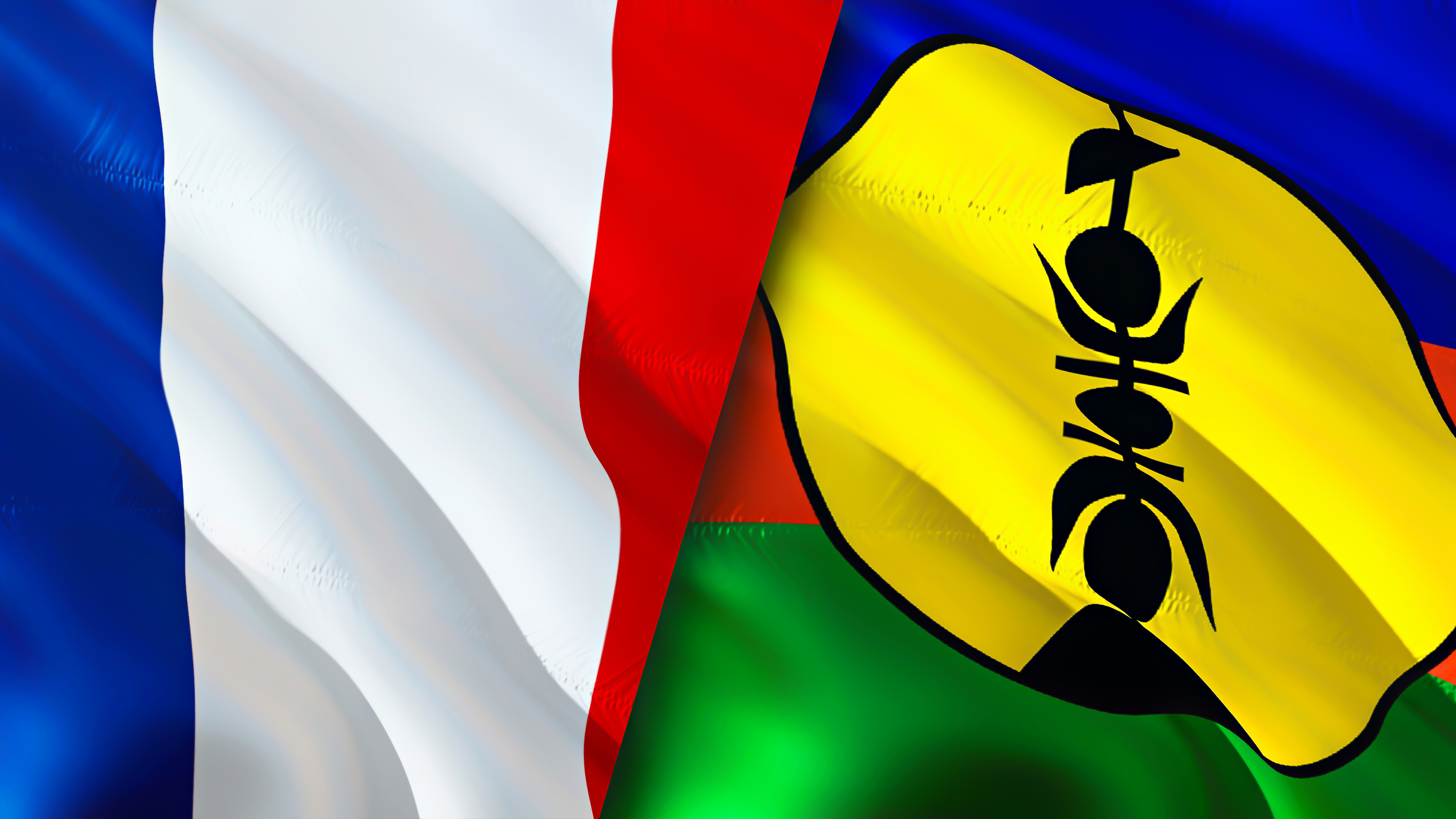 France New Caledonia Indo Pacific Role France and New Caledonia flags