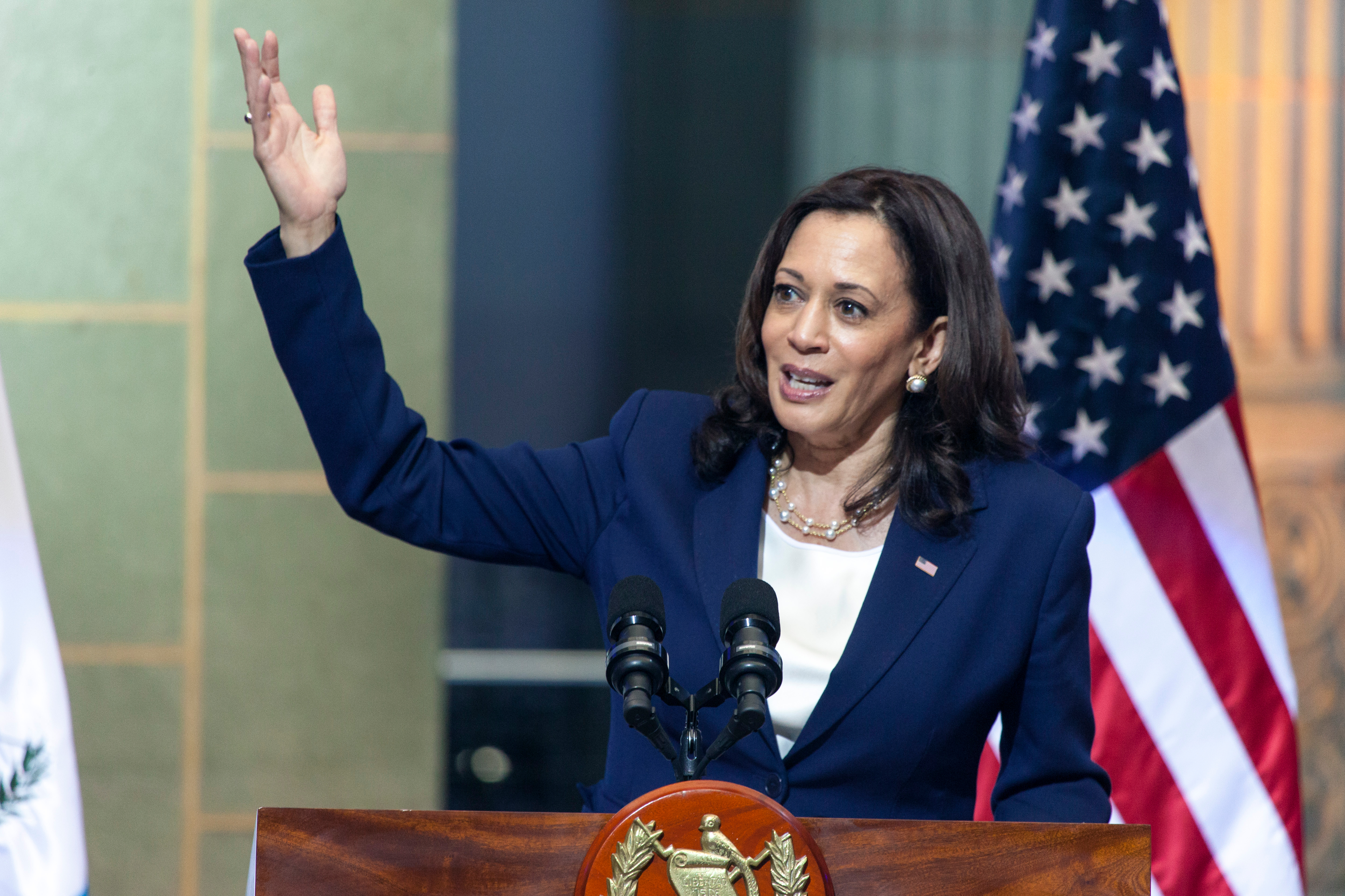 Kamala Harris Presidential Bid. Start USA Vice President Kamala Harris met Guatemala's President and community leaders to discuss migration and corruption control.