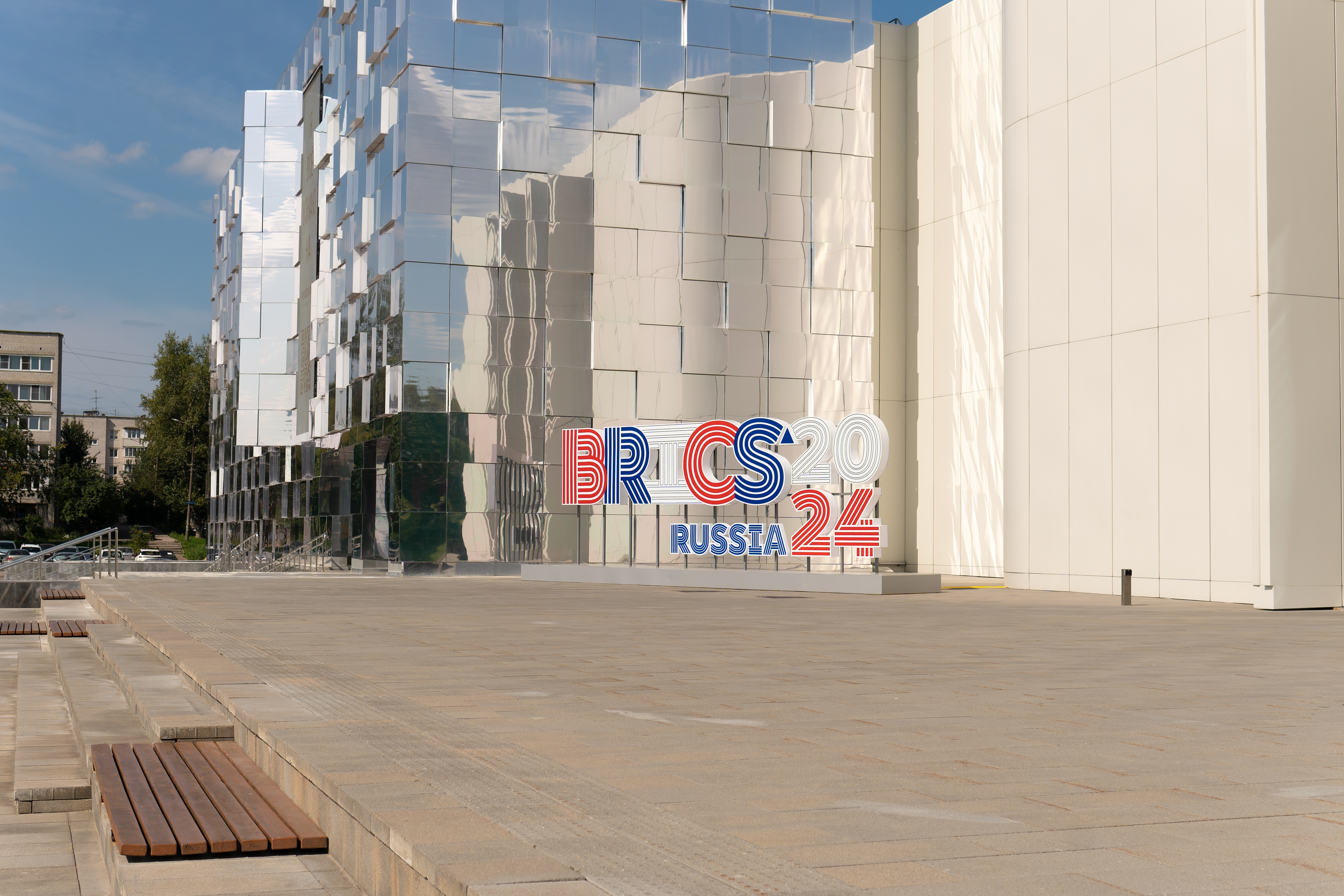 Market economy BRICS background symbolizing Southeast Asia BRICS Membership and Russia's diplomatic strategy