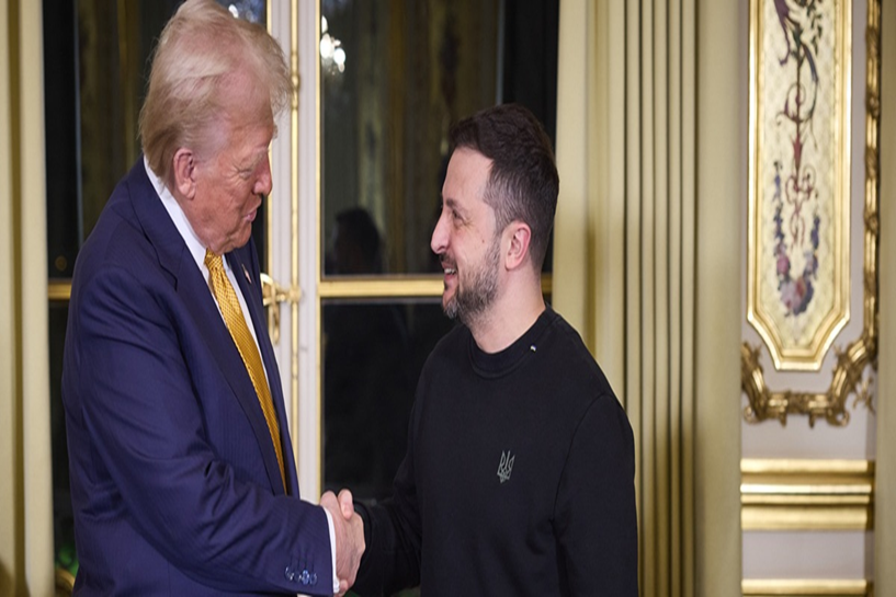 Trump Ukraine proposals as Zelenskyy and Trump meet in Paris for trilateral talks