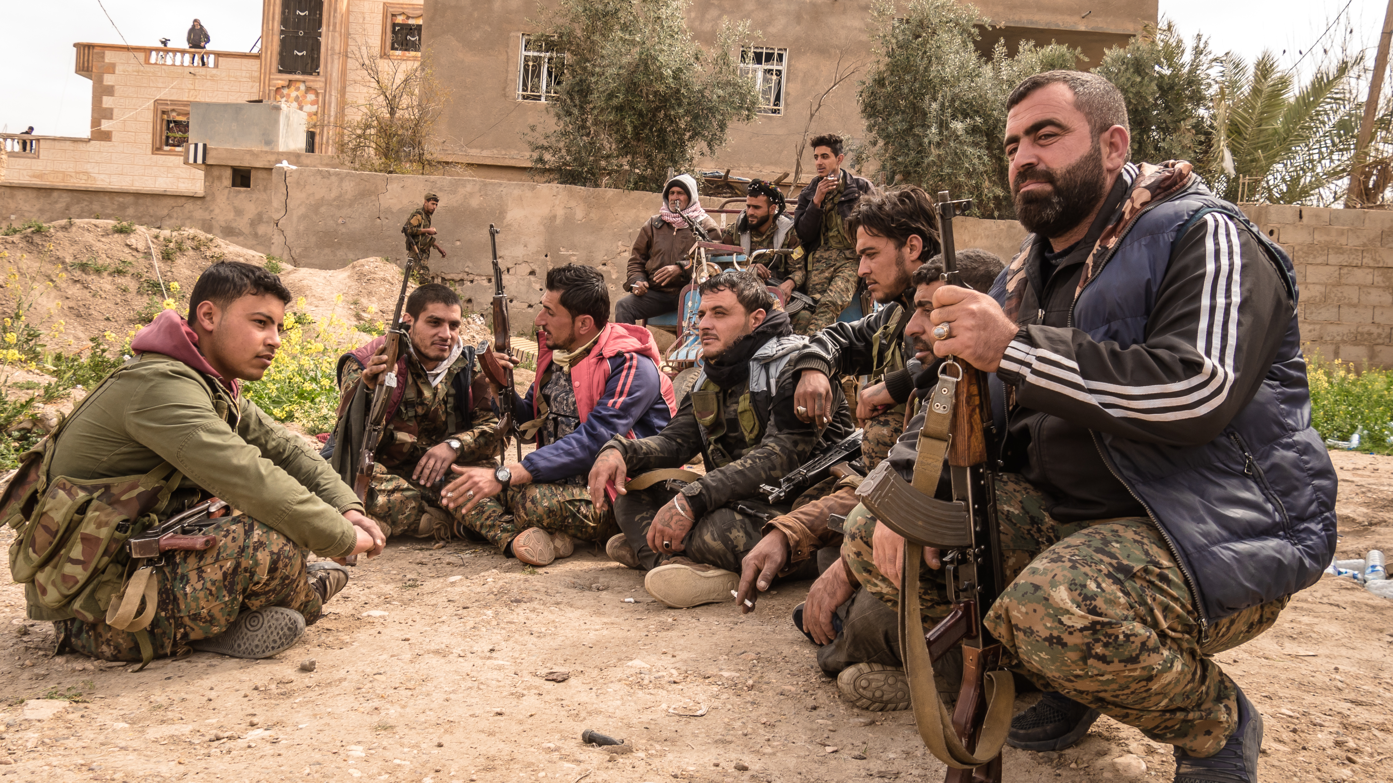 Turkey kurds future Baghouz North east Syria March 15 2019 Fighters from Raqqa belonging to the SDF Syrian Democratic Forces getting ready for the fight aganist IS