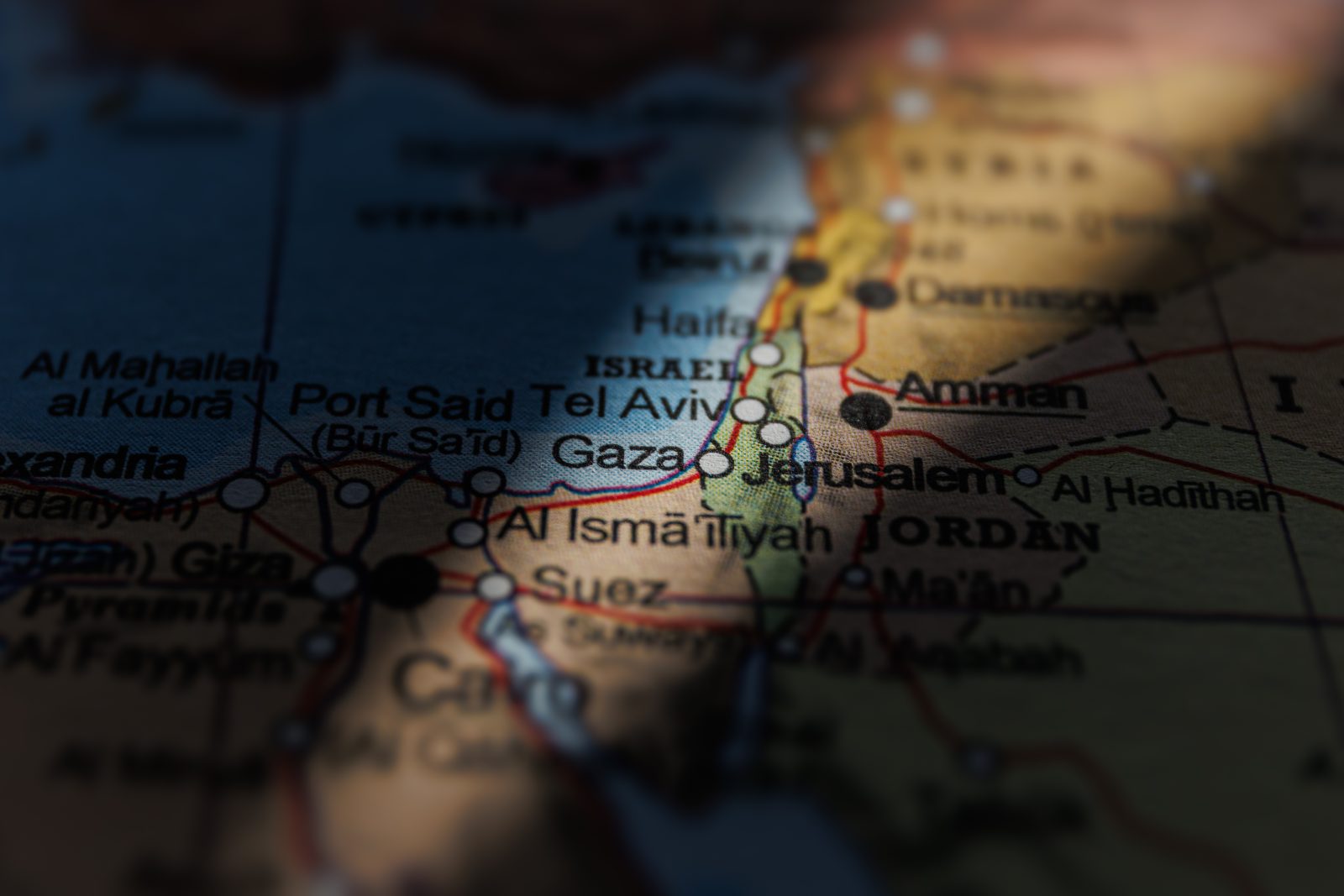 Netanyahu Gaza occupation plan shown with map highlighting Gaza Strip, West Bank, Israel and Palestine borders amid ongoing war and territorial conflict