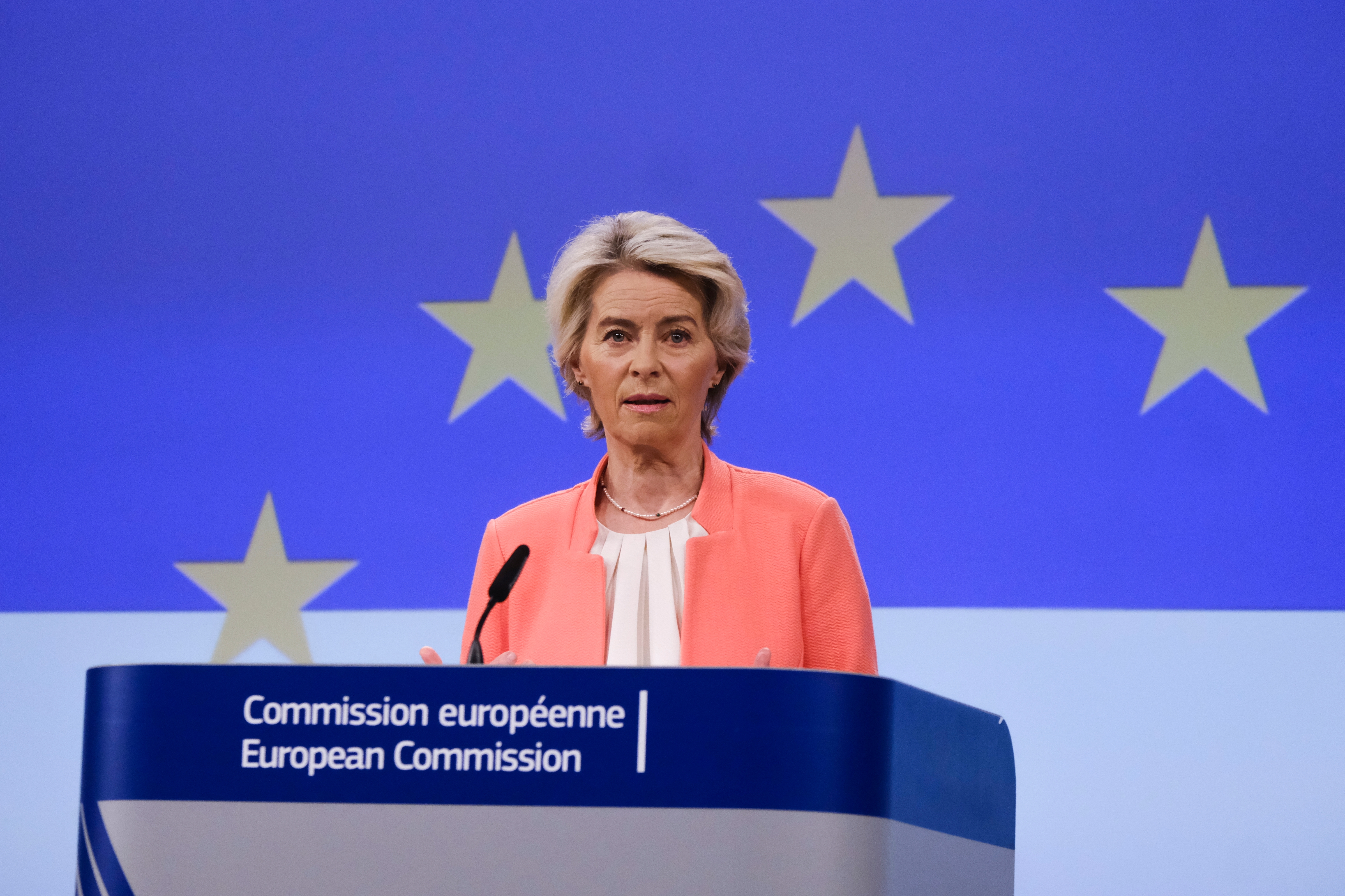 Von der Leyen Mercosur EU partnership Press Conference by European Commission President Ursula von der LEYEN and Mario DRAGHI on the Report on the Future of EU Competitiveness in Brussels Belgium on September 9 2024