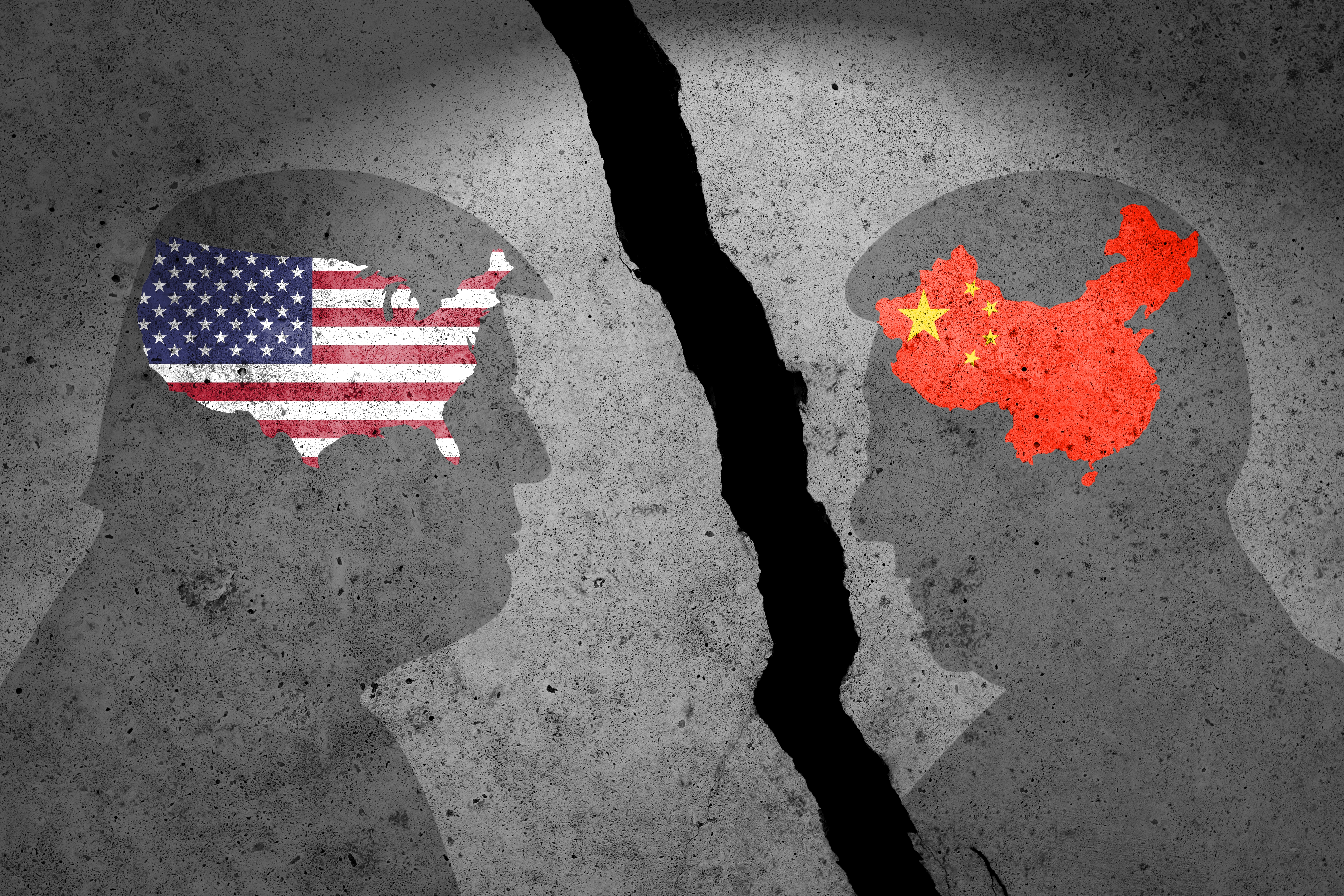 US China trade war effects Start USA and China trade war. China and United States of America trade, duty, tariffs, customs war