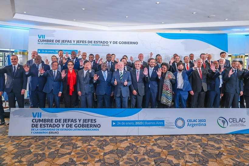 CELAC integration with Asia and Africa CELAC VII Summit official photo 24 January 2023