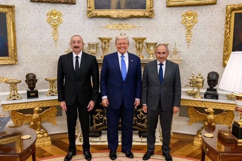 South Caucasus peace Armenia Azerbaijan Donald Trump Ilham Aliyev Nikol Pashinyan Oval Office 8 August 2025