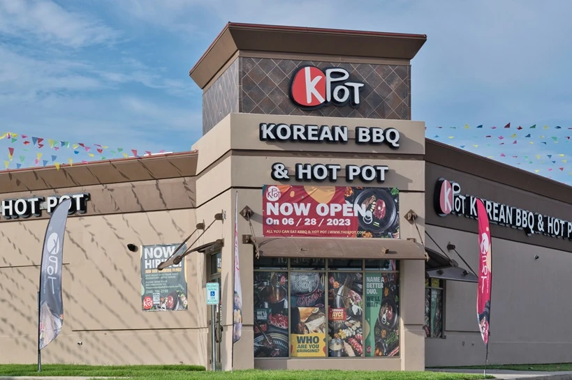 Korean soft power and global rise of KFood KPOT Korean BBQ Hot Pot storefront Houston