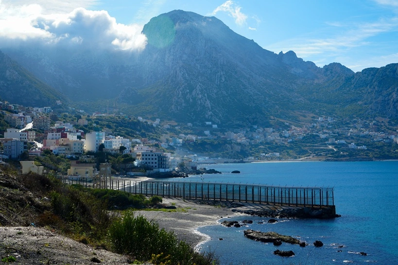 Border between Morocco and Ceuta as seen from the Ceutan side. Source: Shutterstock